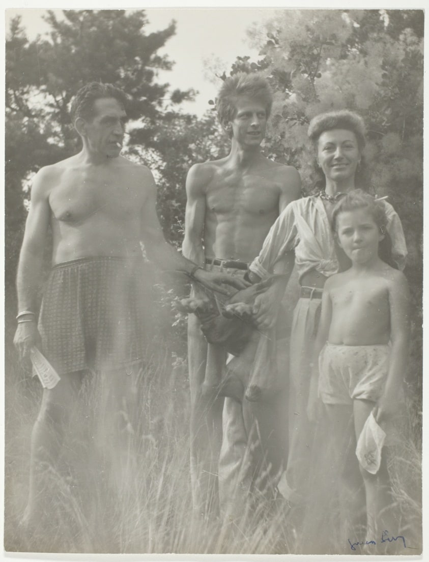 De Deigo, David Hare, Jacqueline and Aube Breton