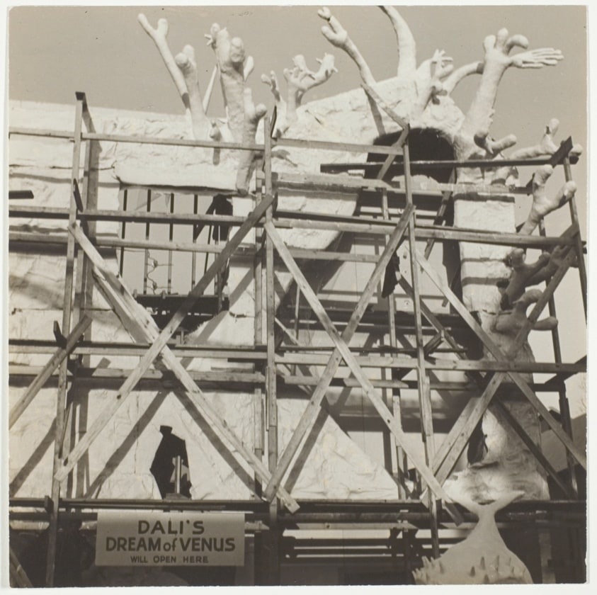 Facade of Dali's Pavilion "Dream of Venus" Under Construction
