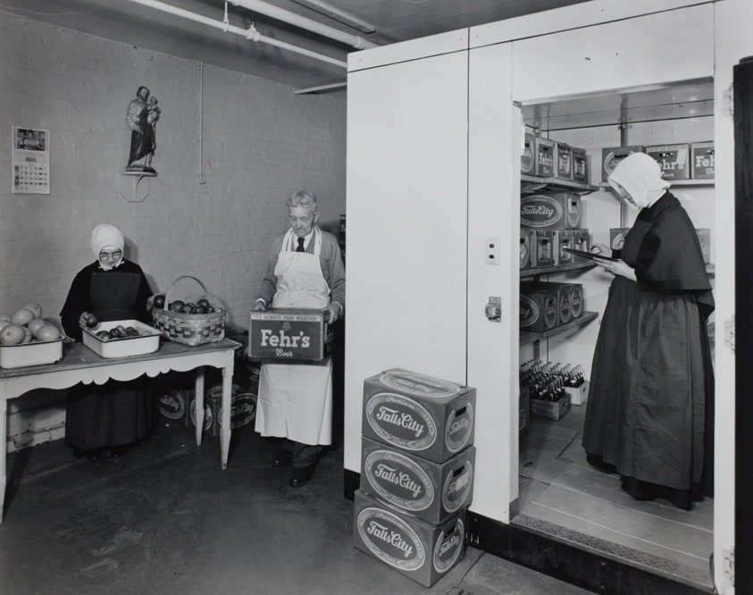 Stocking the Pantry, Home of the Elderly Little Sisters of the Poor, Good Mother, Louisville, Kentucky