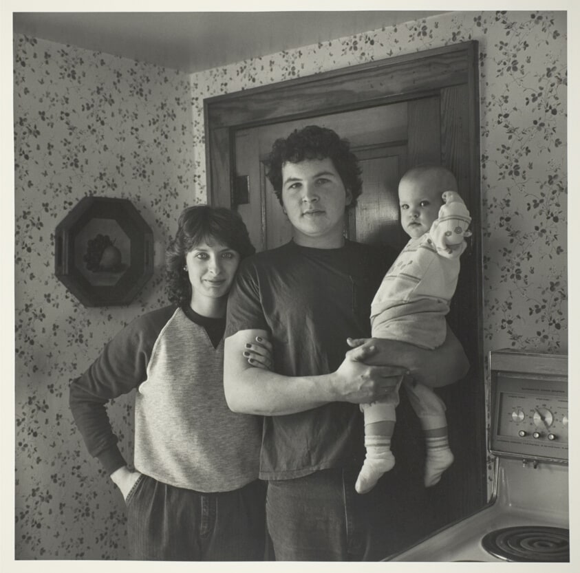 Jim and Theresa Hammer and their Daughter Valerie, Jo Daviess County, Illinois