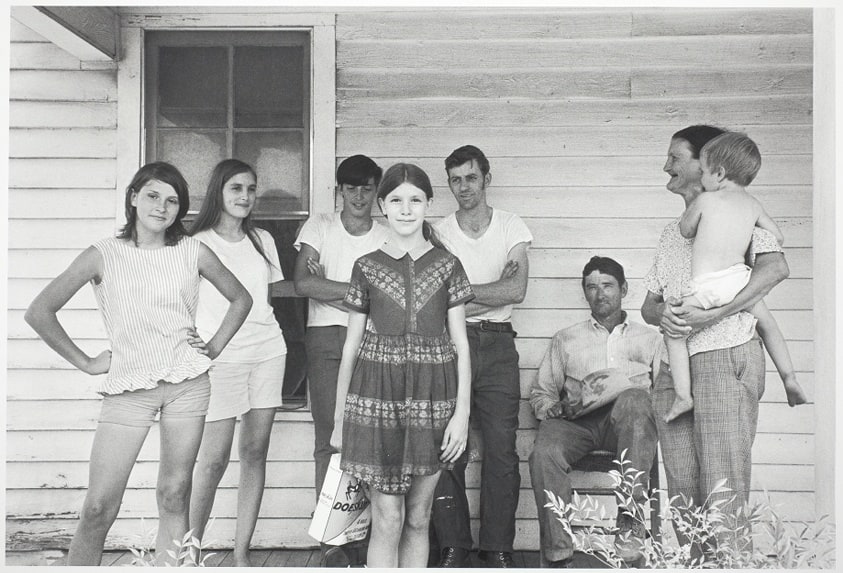 Farm Family on Porch