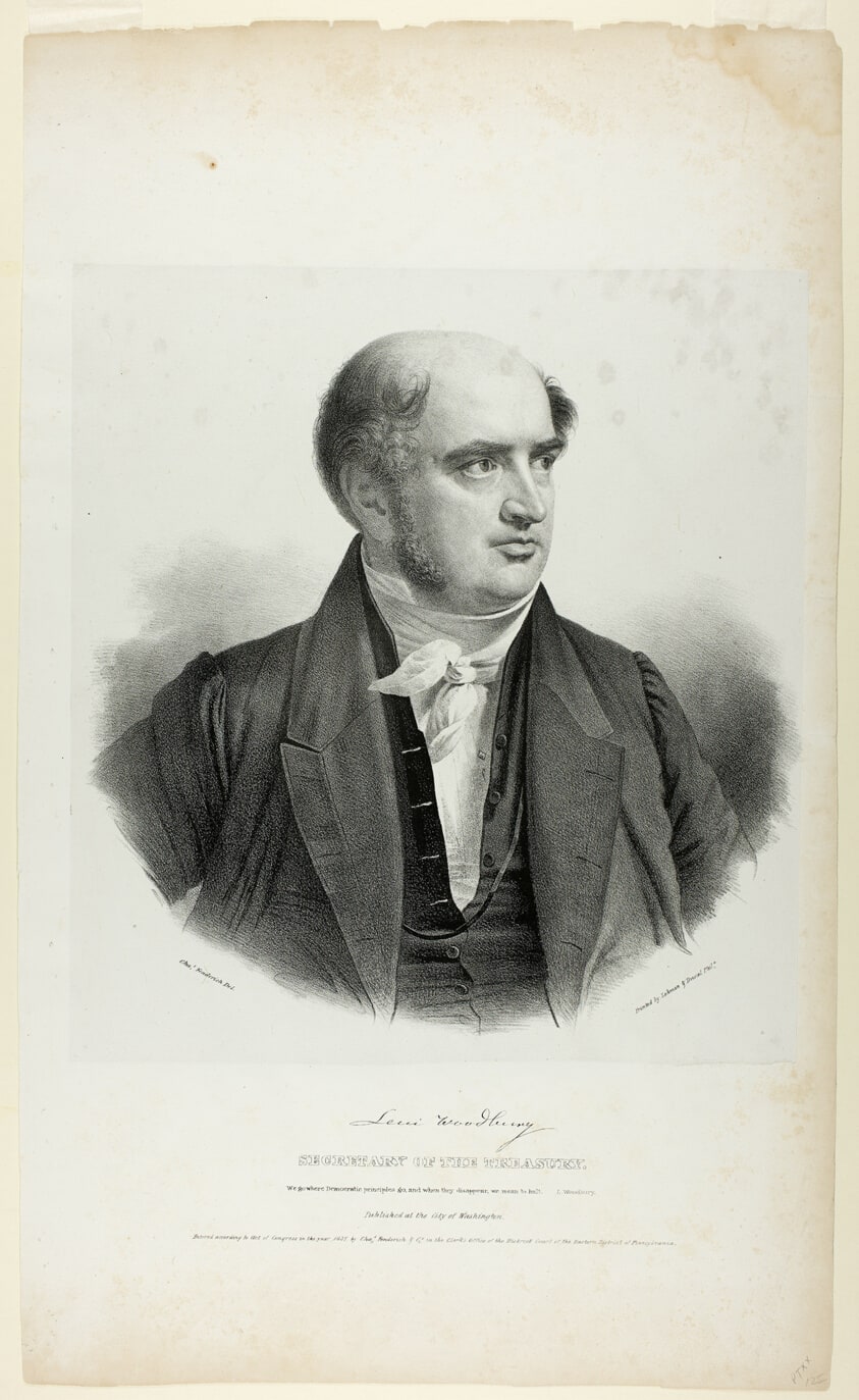 Levi Woodburn, Secretary of Treasury
