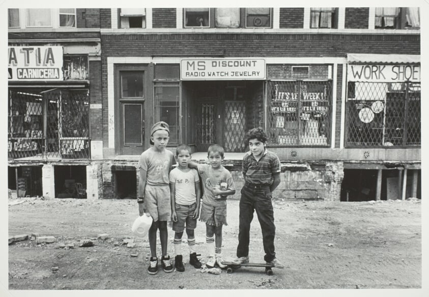 Four Boys on Commercial Avenue, South Chicago