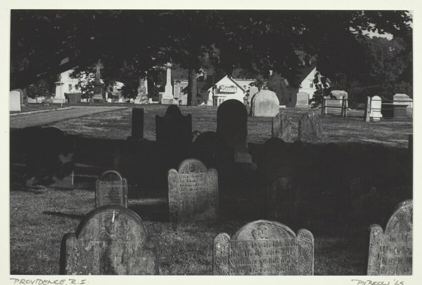 Cemetary, Providence, Rhode Island, 1968