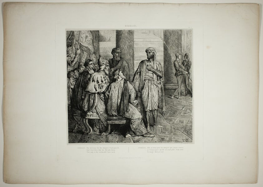 She Lov'd Me for the Dangers, plate three from Othello