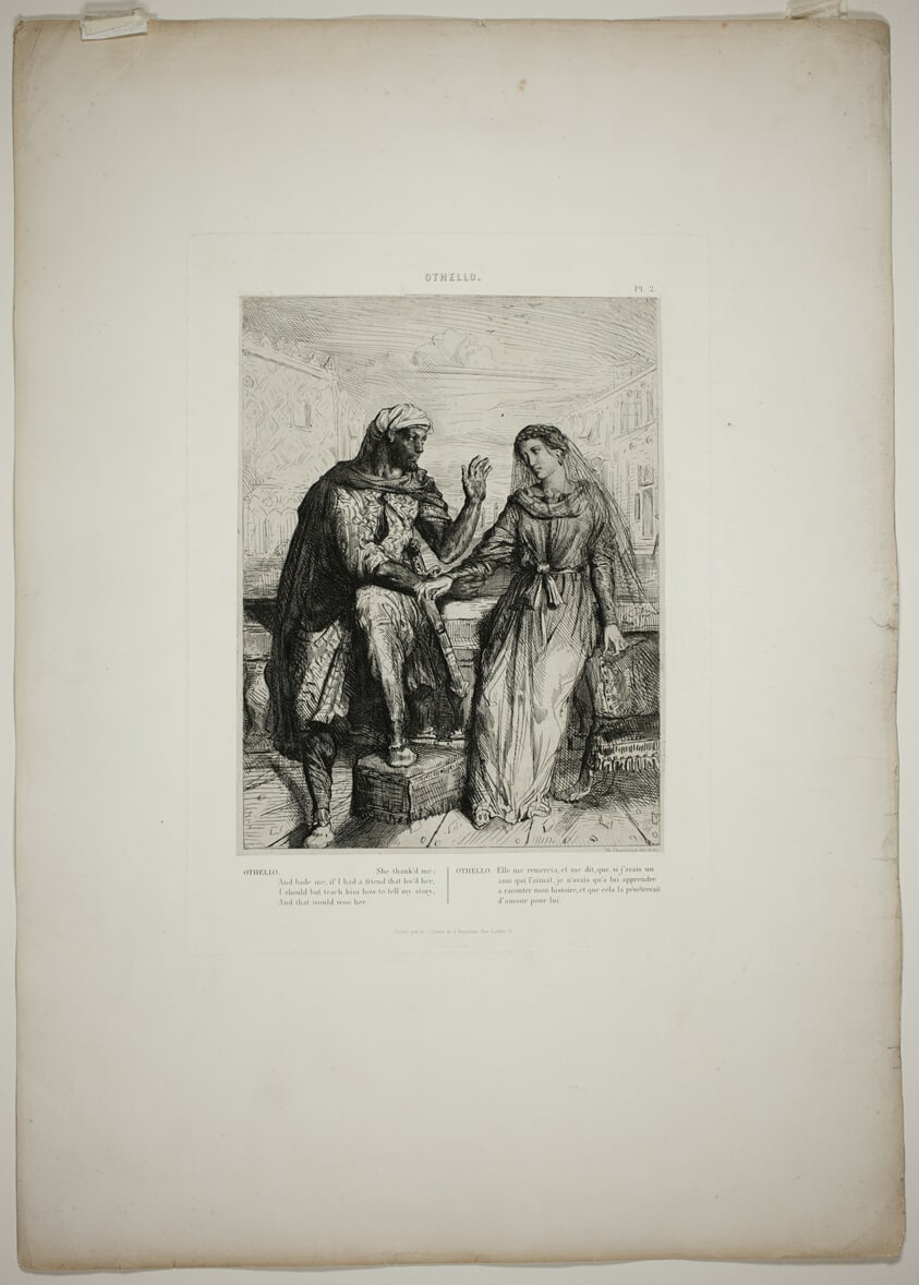 She Thank'd Me, plate two from Othello