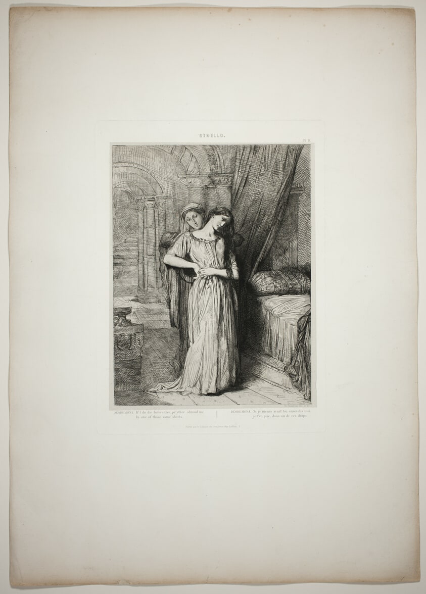 If I Do Die Before Thee, plate eight from Othello