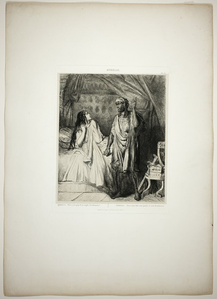 Have you pray'd tonight, Desdemona?, plate twelve fom Othello