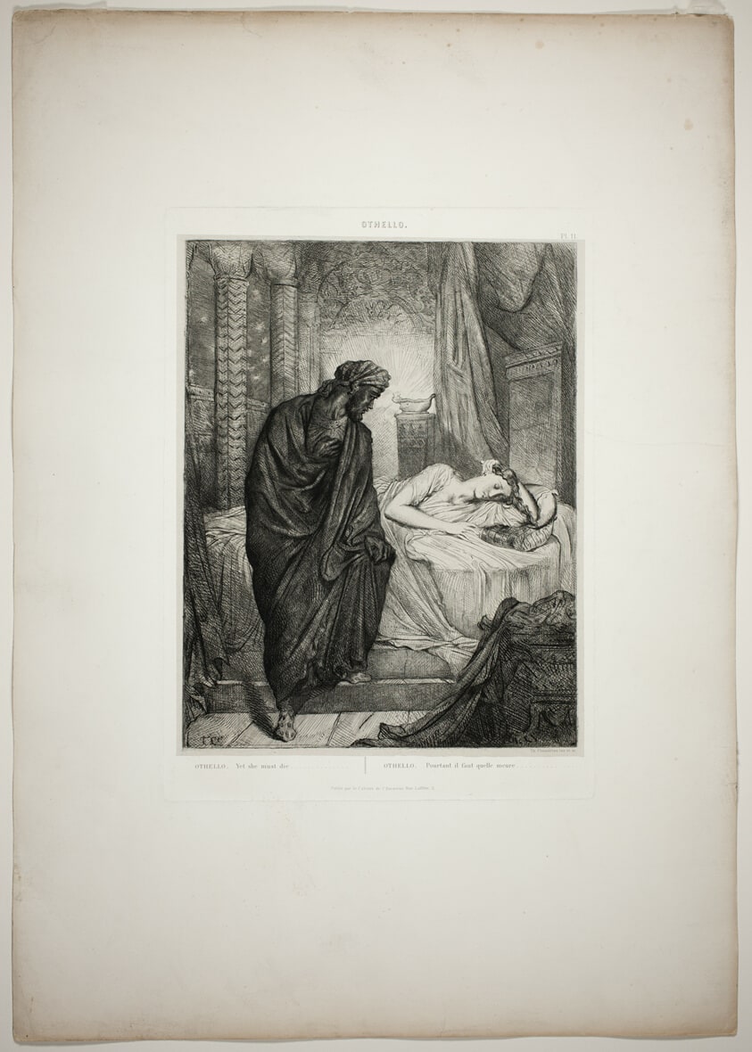 Yet She Must Die, plate eleven from Othello
