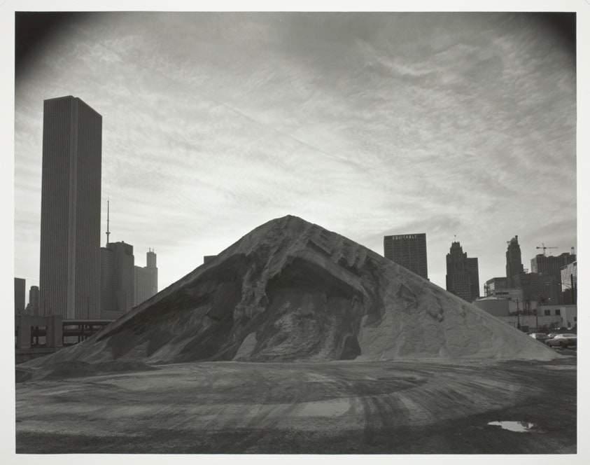 Salt pile at Lake Shore Drive
