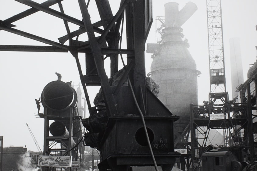 Building the Komsomolskaya Blast Furnace, Zhdanov City