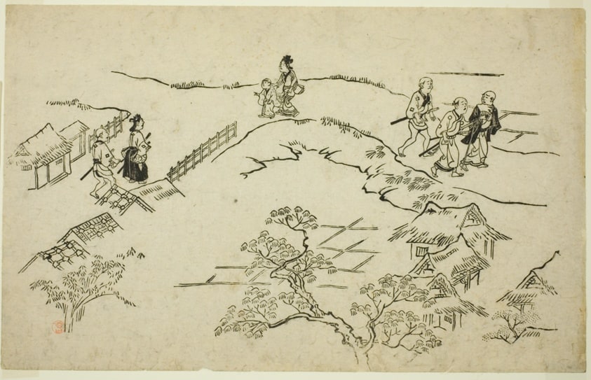 Emon Hill, from the series "The Appearance of Yoshiwara (Yoshiwara no tei)"