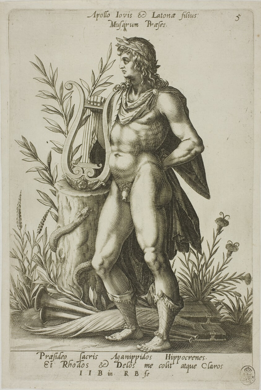 Apollo, plate 5 from Parnassus Biceps