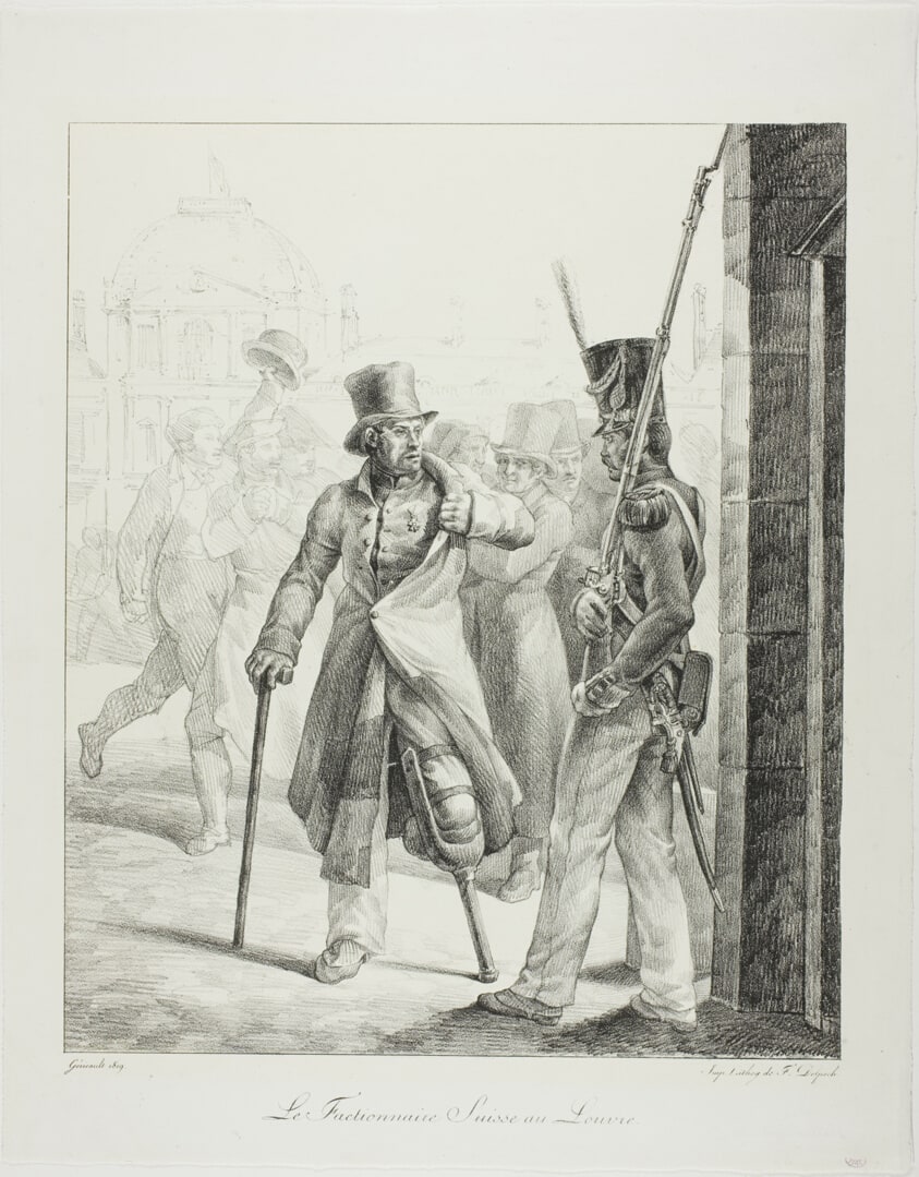 Swiss Sentry at the Louvre