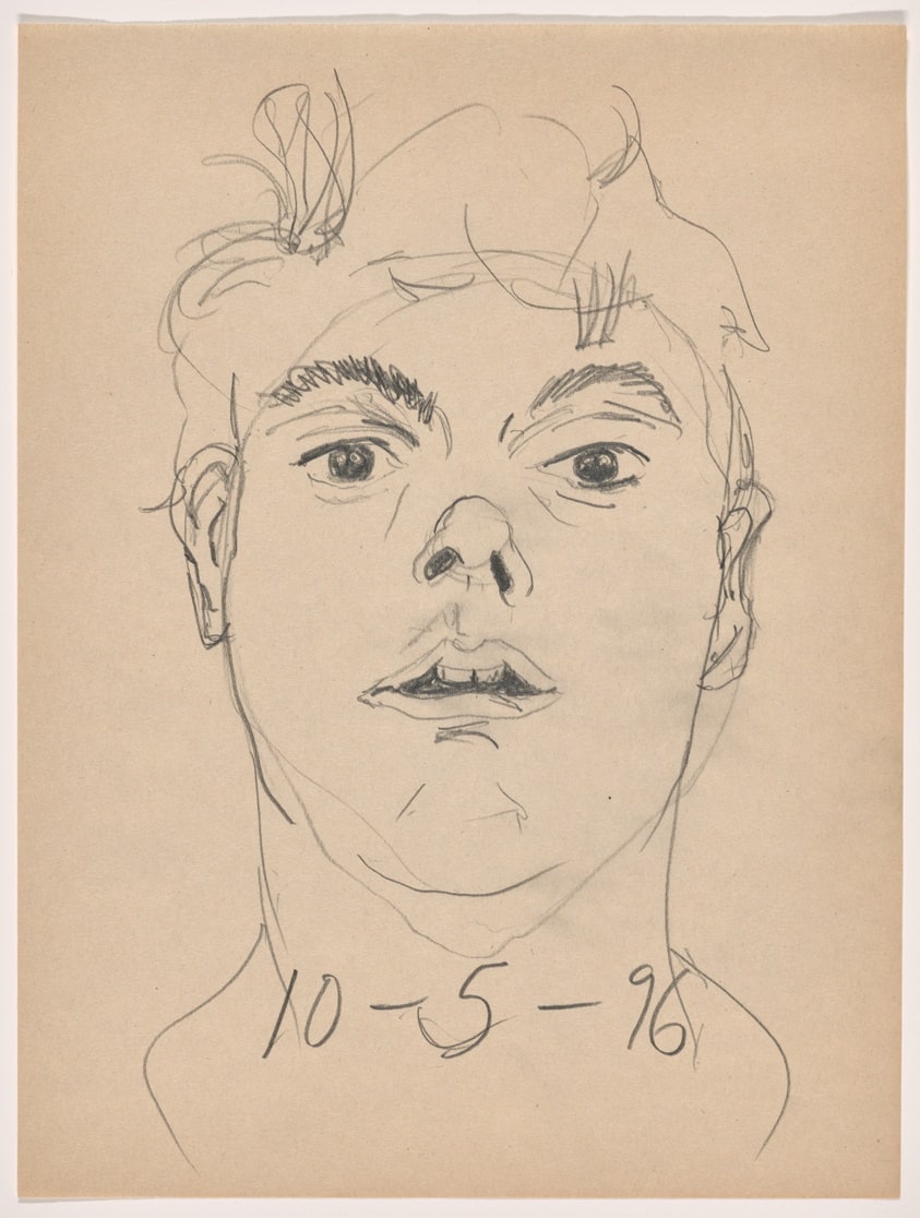 Self-portraits in mirror