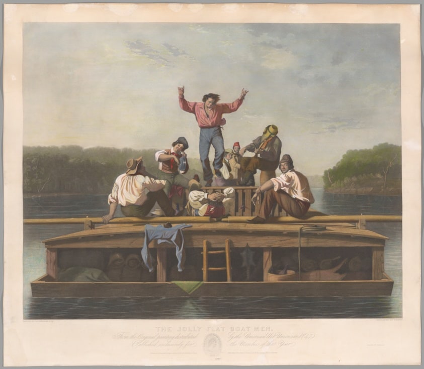 The Jolly Flat Boat Men