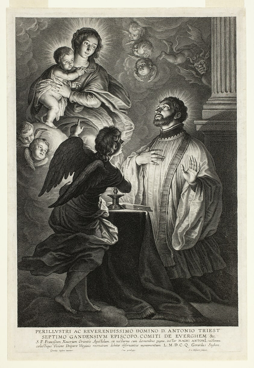 The Virgin and Child Appearing to Saint Francis Xavier