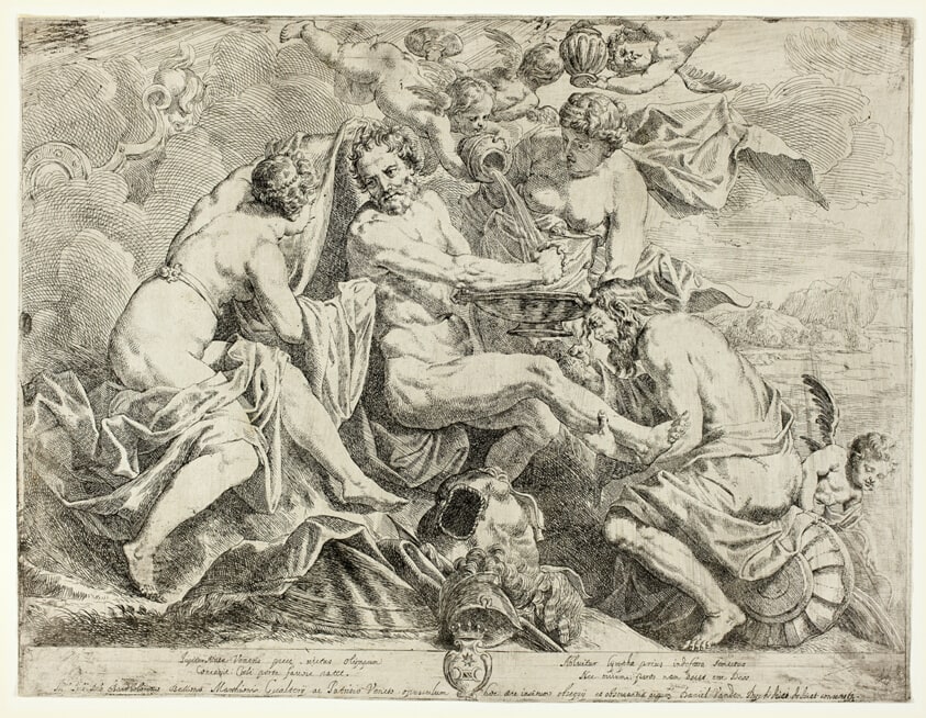 The Deification of Aeneas by Nymphs and Cupids