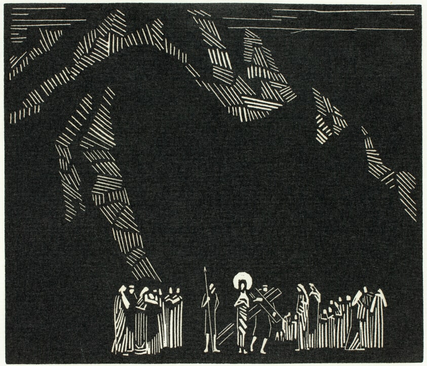 The Way of the Cross, Station II: Jesus Receives His Cross