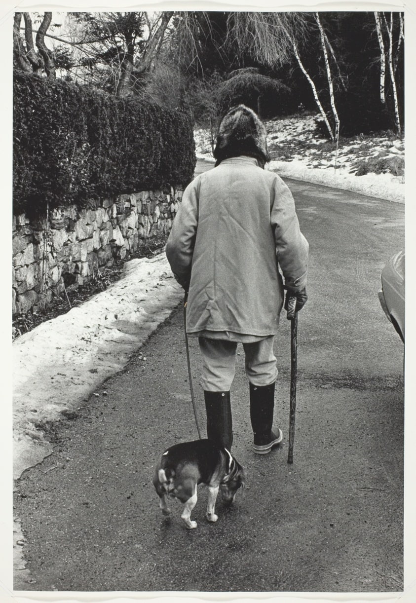 Steichen and his Dog "Tripod", Connecticut