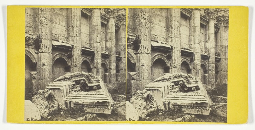 Baalbek - Temple of Jupiter, No. 71 from "Good's Eastern Series"