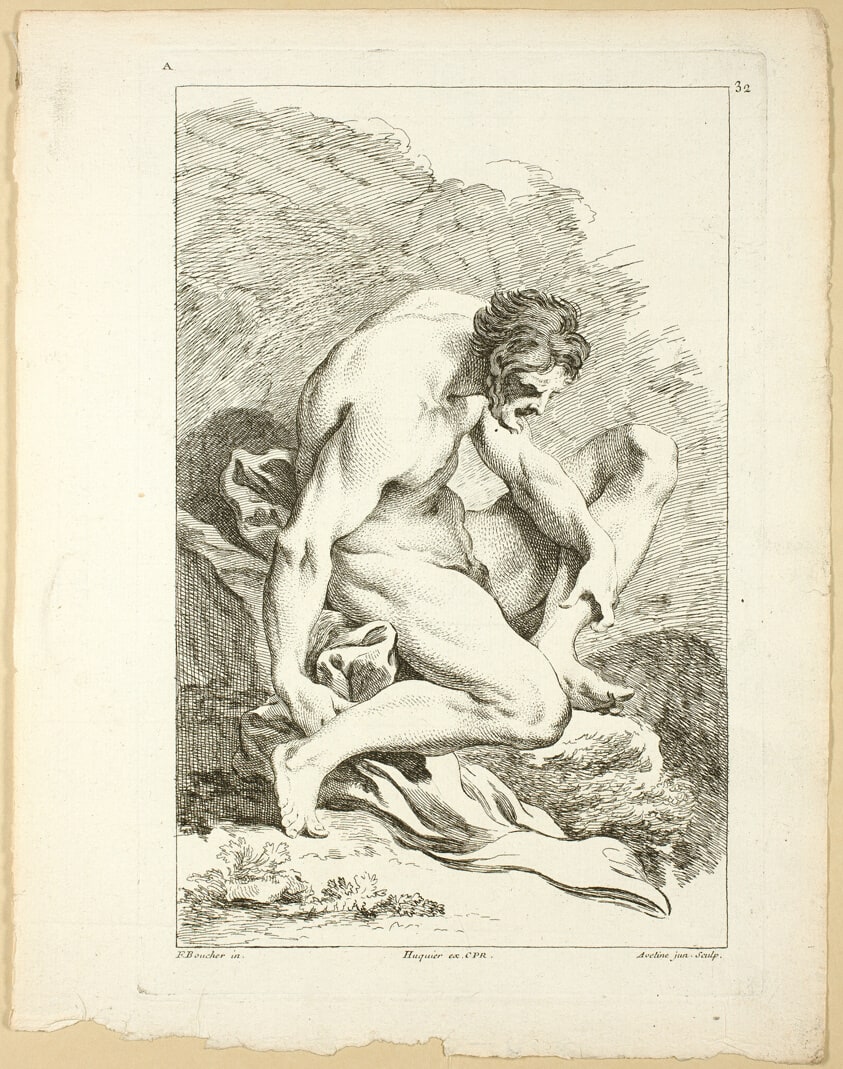 Page 32, from Premier Livre de Figures d’Academies Gravées en Partie par les Professeurs de l’Académie Royale