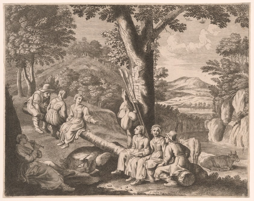 The Swing, Plate 11 from Pastorales