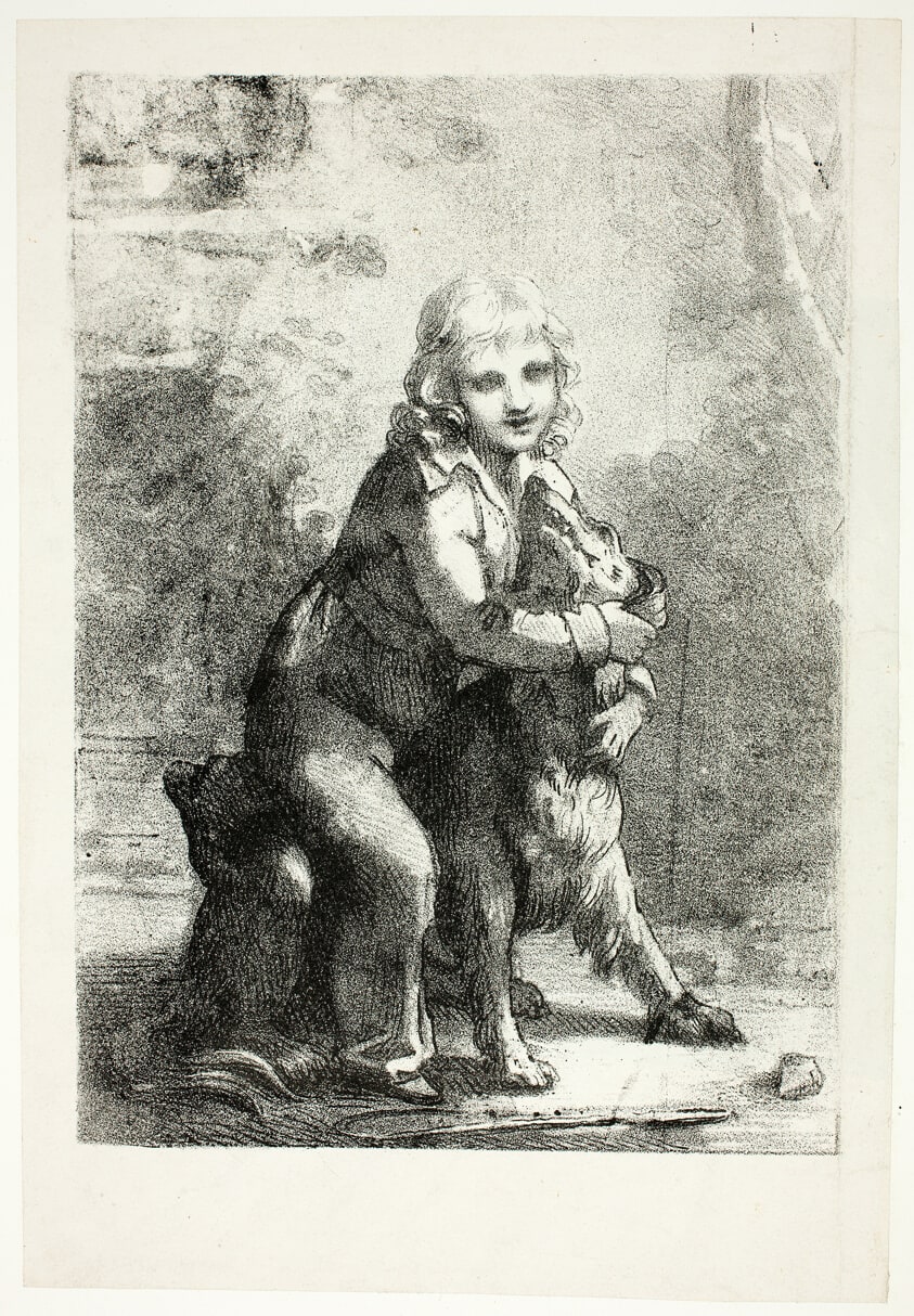 Child with Dog