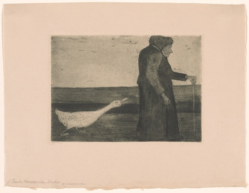 Woman with Goose