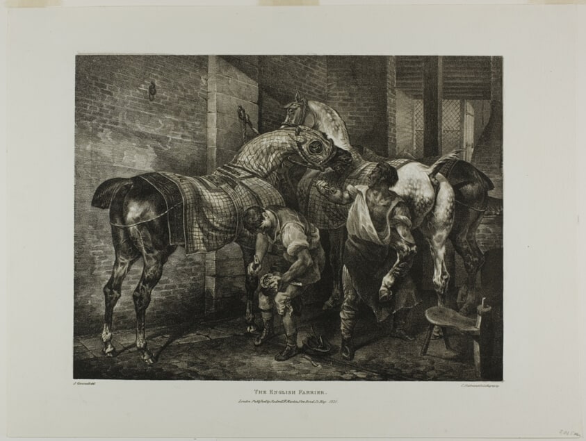 The English Farrier, plate 10 from Various Subjects Drawn from Life and on Stone (The English Suite)