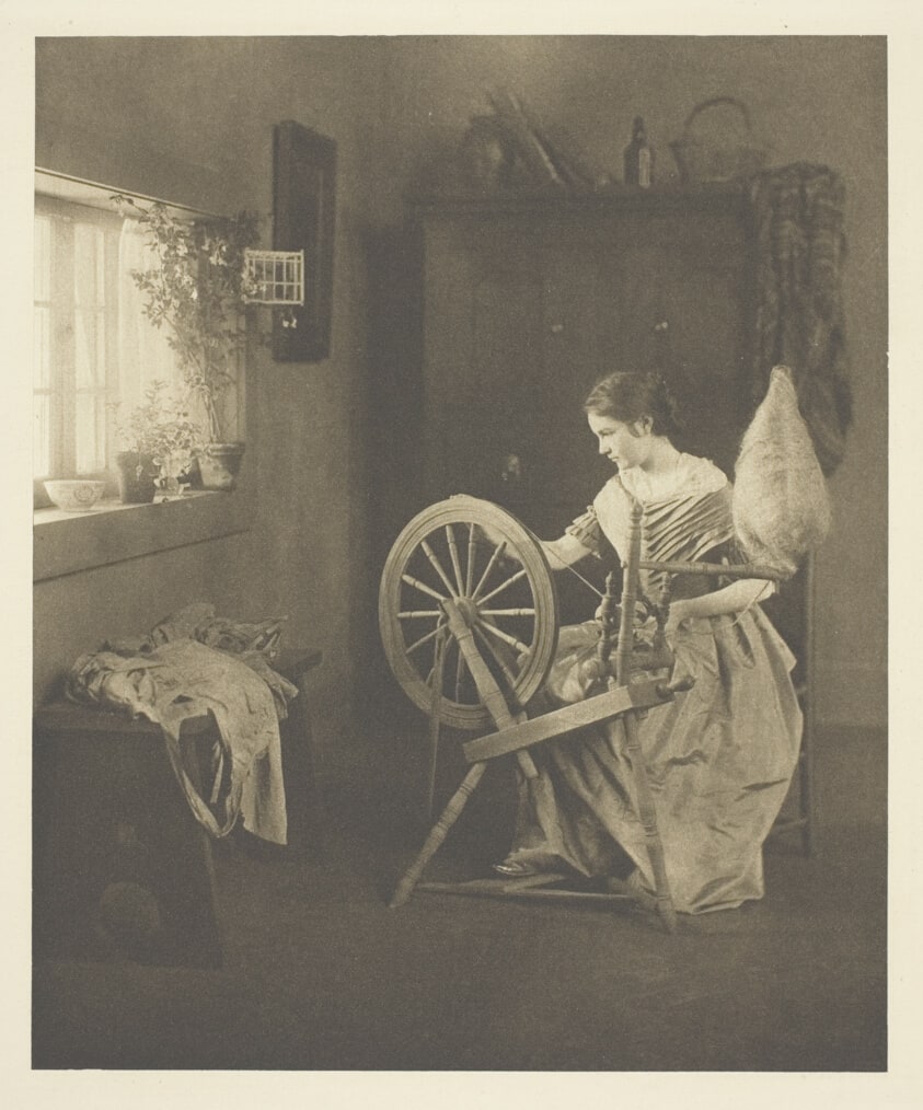 Spinning, No. 18 from the portfolio "American Pictorial Photography, Series II” (1901)