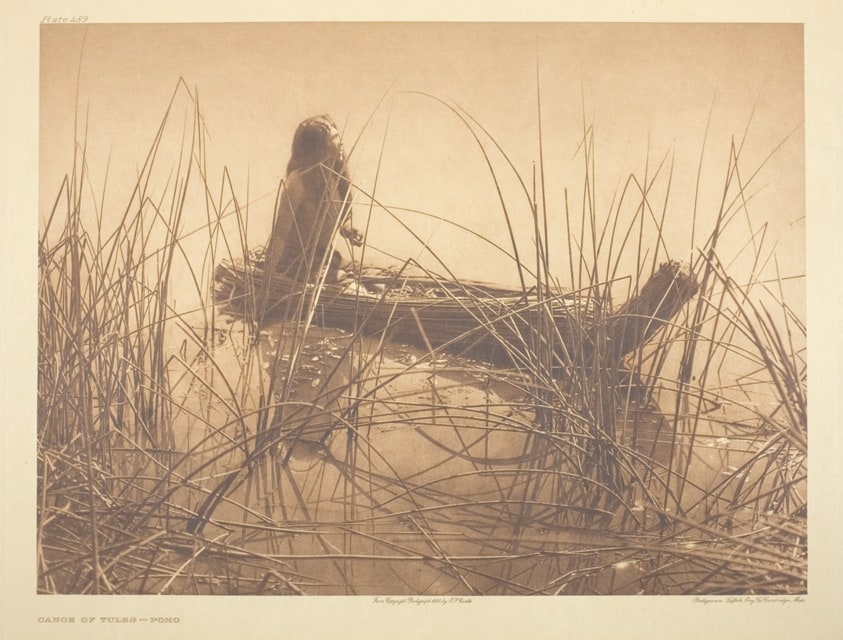 Canoe of Tules-Pomo
