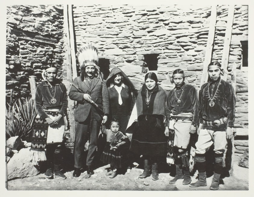 Albert Einstein with Indians