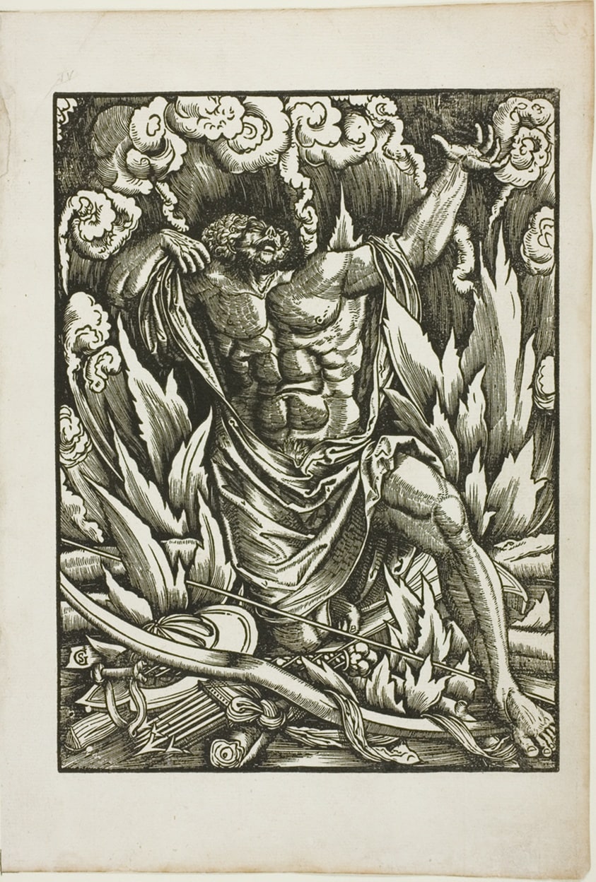 The Labors of Hercules: Hercules on the Pyre