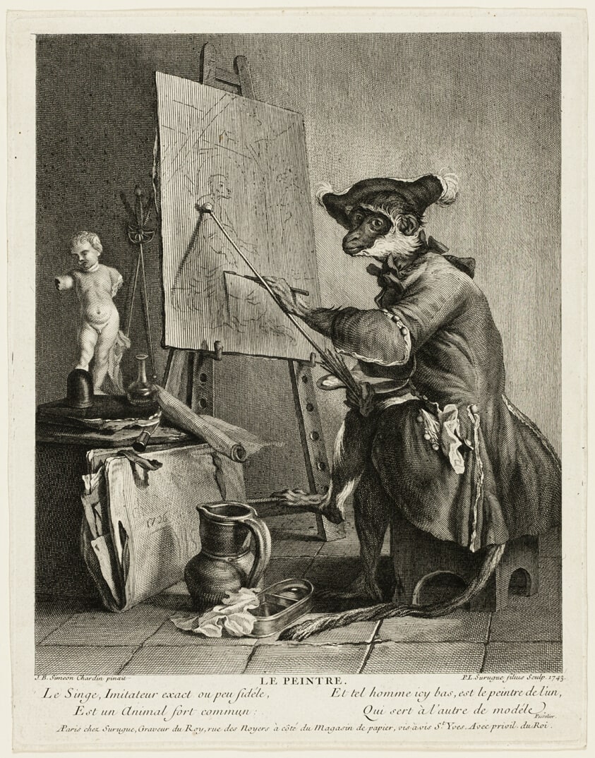 The Monkey Painter