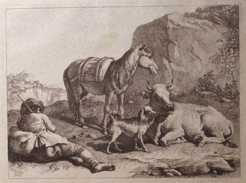 Reclining Shepherd with a Knapsack