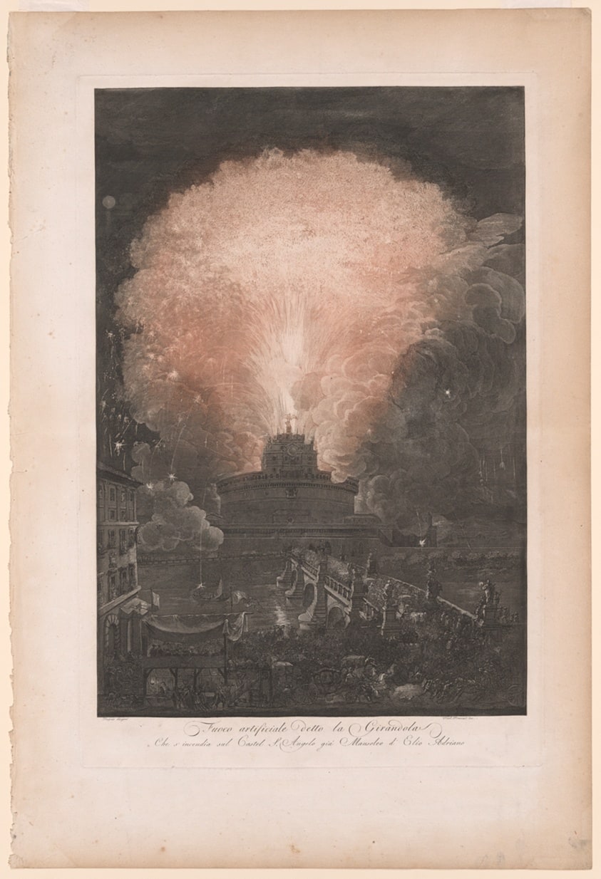 Fuoco arificiale, detto la Girandola (Fireworks Display at Castel Sant'Angelo)