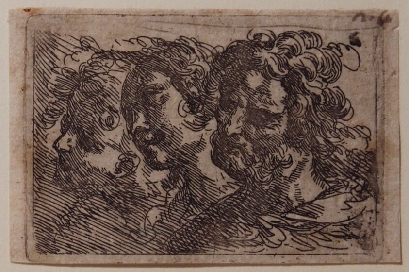 Study of Three Heads