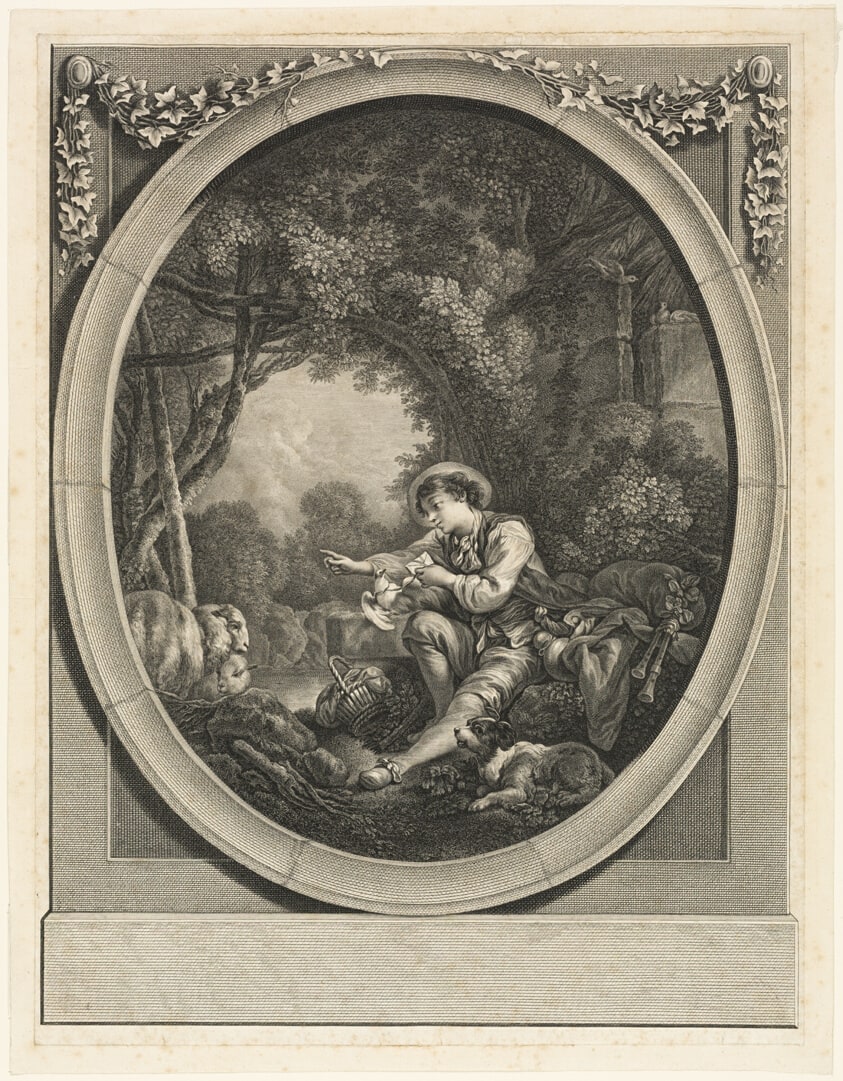 Le Départ du Courrier (The Departing of the Courrier)
