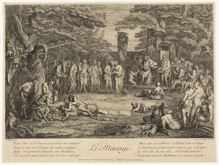 Le Mariage (The Mariage from, the Vie des Satyres)