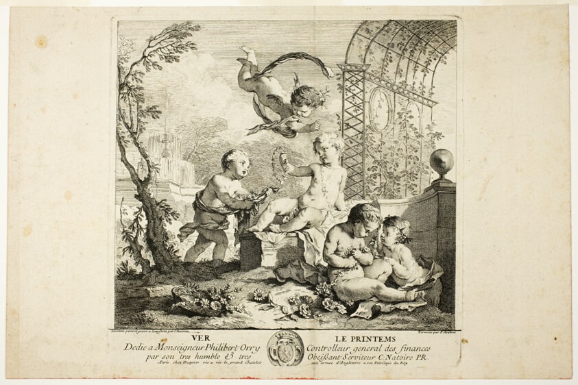 Le Printemps (Spring, plate one from Le Quatre Saisons)