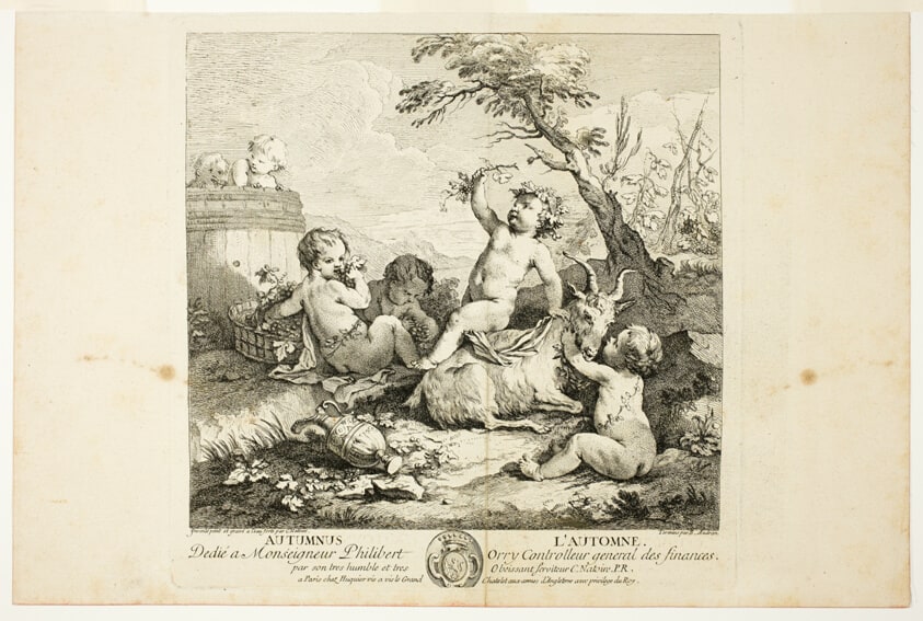 L'Automne (Autumn, plate three from Le Quatre Saisons)