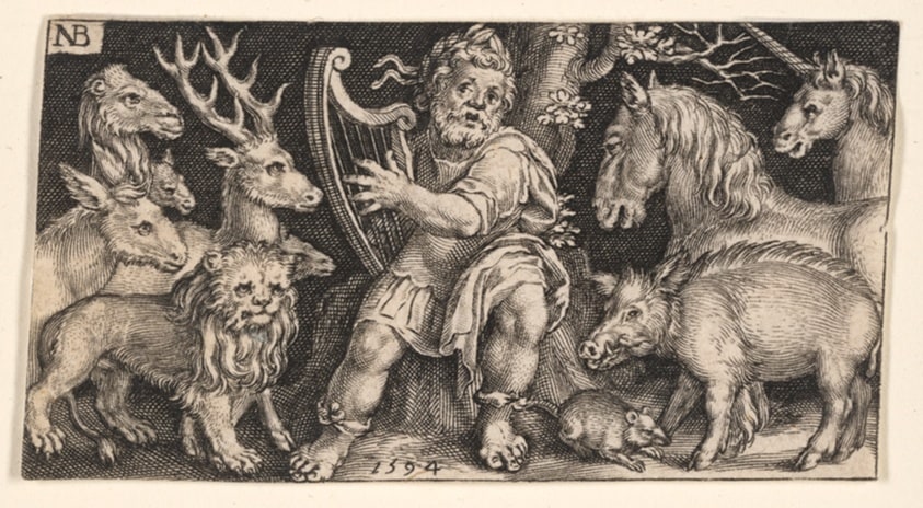 Orpheus from Fighting Chimeras and Scenes from Aesop's Fables