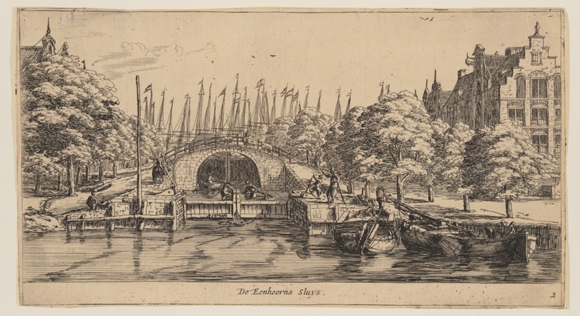 De Eenhorns Sluys, from Views of Amsterdam