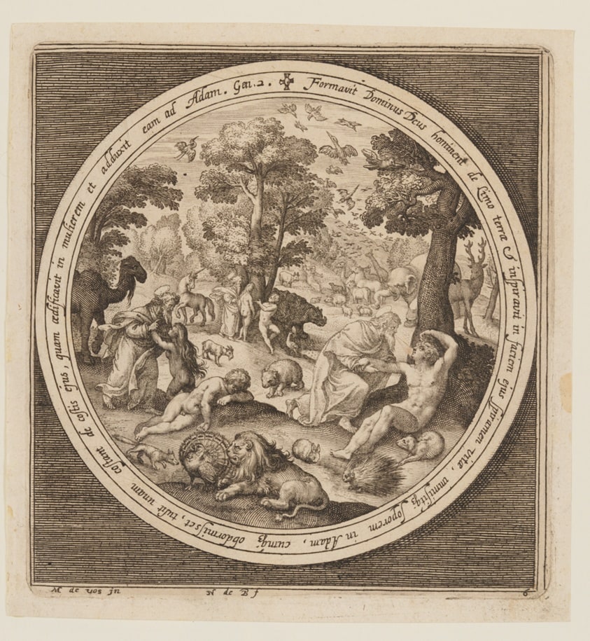 Sixth Day: The Creation of the Animals, Adam and Eve, from The Creation to the Expulsion from Paradise