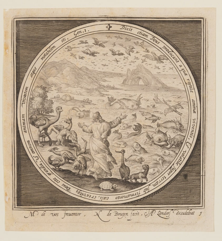 Fifth Day: The Creation of Birds and Fish, from The Creation to the Expulsion from Paradise