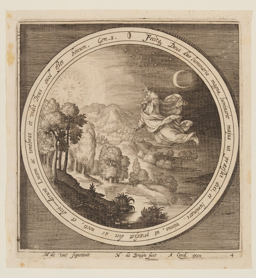Fourth Day: The Creation of the Sun, Moon, and Stars, from The Creation to the Expulsion from Paradise
