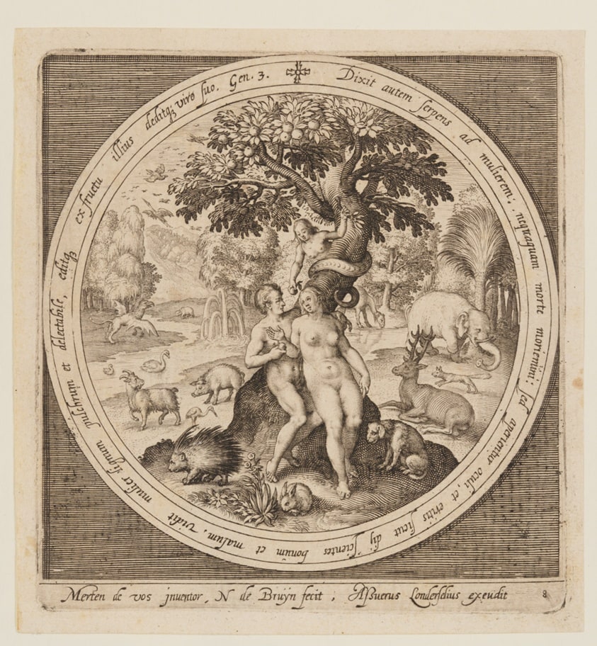The Temptation of Eve, from The Creation to the Expulsion from Paradise
