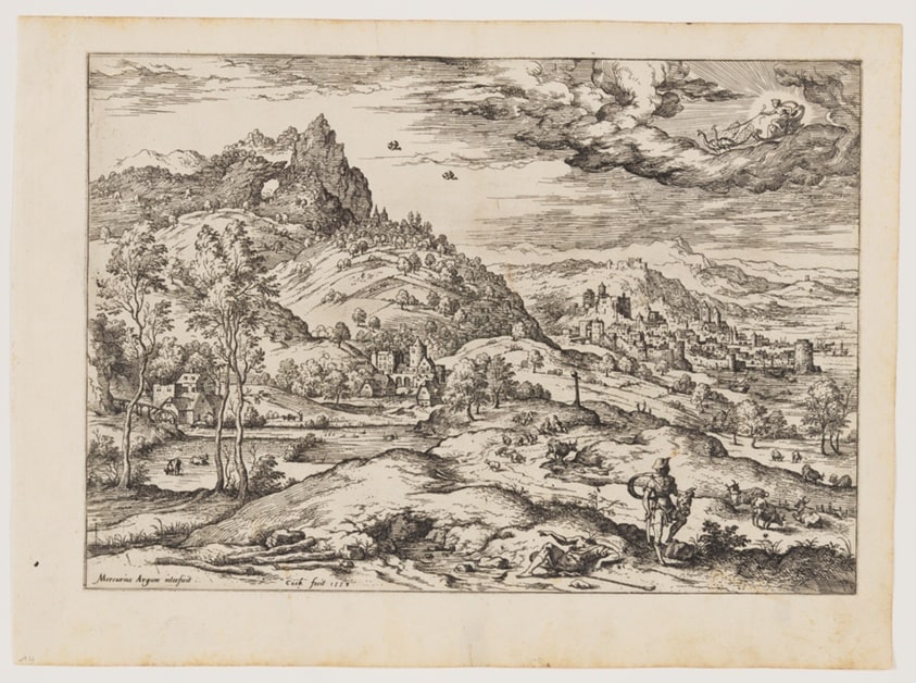 Mercury with Head of Argus in His Hand, from Landscapes with Biblical and Mythological Scenes