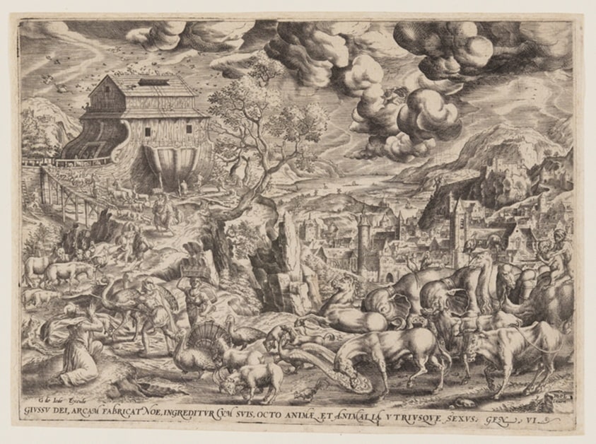 The Pairs of Animals Entering the Ark